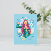 Aquaman | Xebel Princess Mera Hexagonal Graphic Briefkaart (Staand voorkant)
