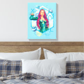 Aquaman | Xebel Princess Mera Hexagonal Graphic Canvas Afdruk (Insitu (Slaapkamer))