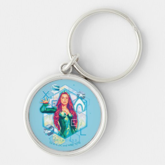 Aquaman | Xebel Princess Mera Hexagonal Graphic Sleutelhanger (Voorkant)