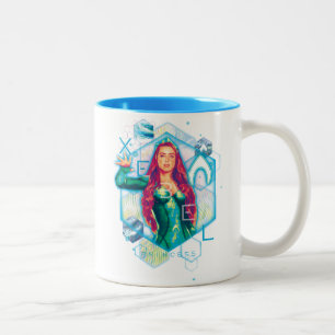 Aquaman Xebel Princess Mera Hexagonal Graphic Tweekleurige Koffiemok