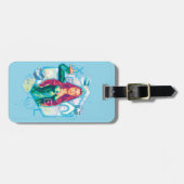 Aquaman | Xebel Prinses Mera Hexagonaal Grafisch Bagagelabel (Voorkant horizontaal)