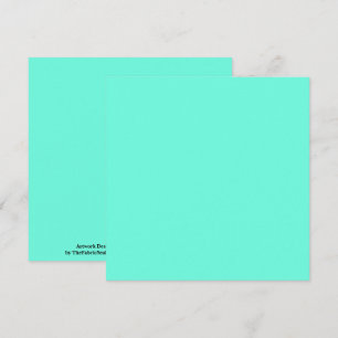 Aquamarijn Blauw Groen Turquoise Stevige Kleur Kaart