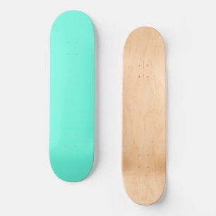 Aquamarijn Blauw Groen Turquoise Stevige Kleur Skateboard