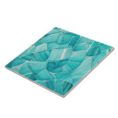 Aquamarijn - Mozaïek Tegeltje (Zijkant)