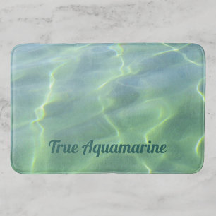aquamarijn tropisch water badmat