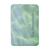 aquamarijn tropisch water badmat (Voorkant Verticaal)