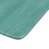 Aquamarine Bamboe Wood Grain Kijk uit Snijplank (Hoek)