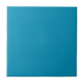 Aquamarine Blue Ceramic Tile Tegeltje (Voorkant)