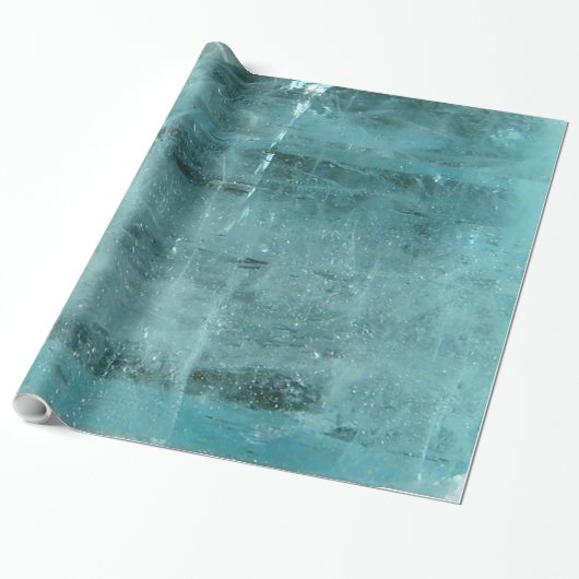 Aquamarine Cadeaupapier (Uitgerold)