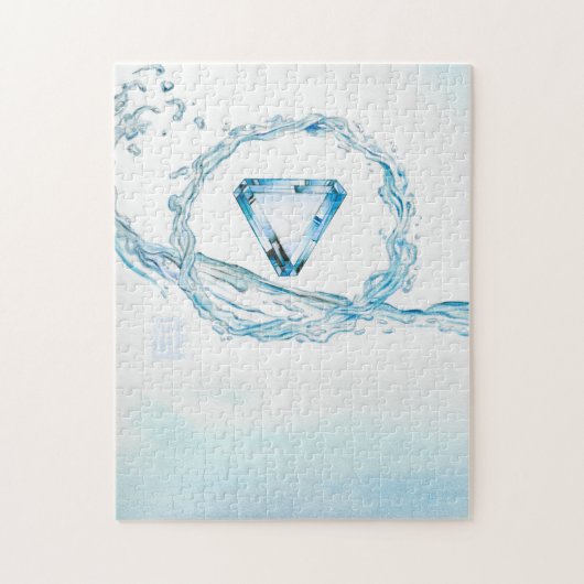 Aquamarine Core Legpuzzel (Verticaal)