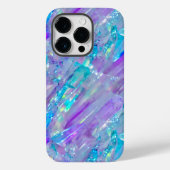 Aquamarine en Amethyst Crystal Case-Mate iPhone Case (Achterkant)
