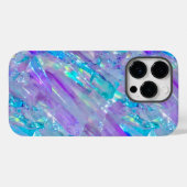 Aquamarine en Amethyst Crystal Case-Mate iPhone Case (Achterkant (horizontaal))