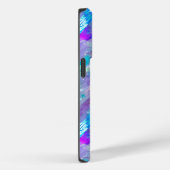 Aquamarine en Amethyst Crystal Case-Mate iPhone Case (Achterkant / Rechts)