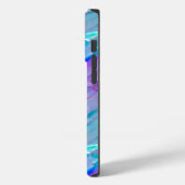Aquamarine en Amethyst Crystal Case-Mate iPhone Case (Achterkant / Links)
