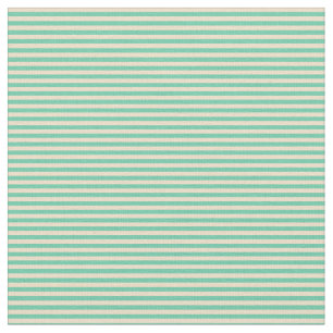 Aquamarine en Tan Pattern Stof