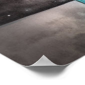 Aquamarine Eve Celestial Gothic Fairy Art Print (Hoek)