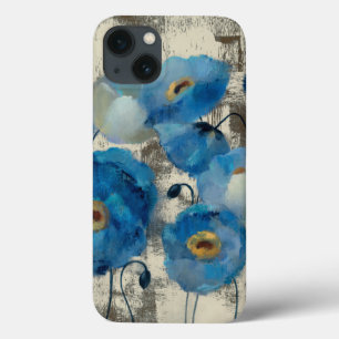 Aquamarine Floral iPhone 13 Hoesje