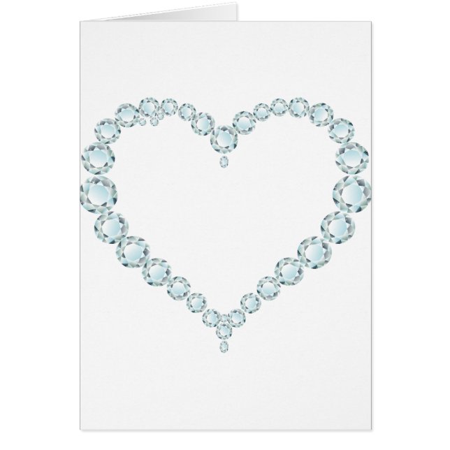 Aquamarine Gem Heart (Devant)