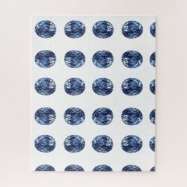 Aquamarine Gemstone Sky Blue Legpuzzel