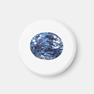 Aquamarine Gemstone Sky Blue Magneet