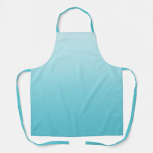 Aquamarine Gradient Apron Schort