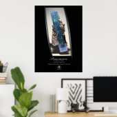 AQUAMARINE MUSCOVITE POSTER (Thuiskantoor)