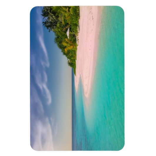 Aquamarine Ocean Tropical Beach Scenic Magneet (Verticaal)