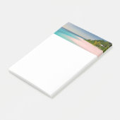 Aquamarine Ocean Tropical Beach Scenic Post-it® Notes (Schuin)