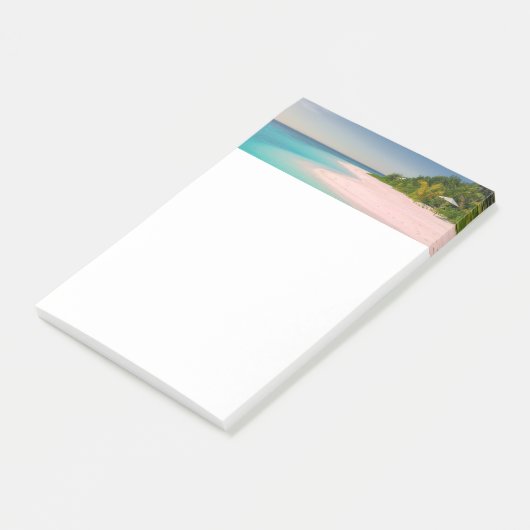 Aquamarine Ocean Tropical Beach Scenic Post-it® Notes (Schuin)