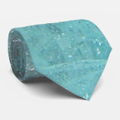 Aquamarine Stropdas (Opgerold)