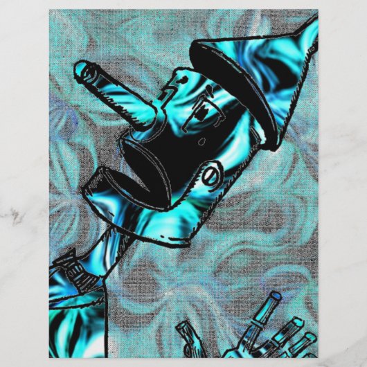 Aquamarine Tin Man Flyer (Voorkant)