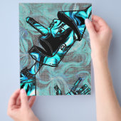 Aquamarine Tin Man Flyer (Hand)