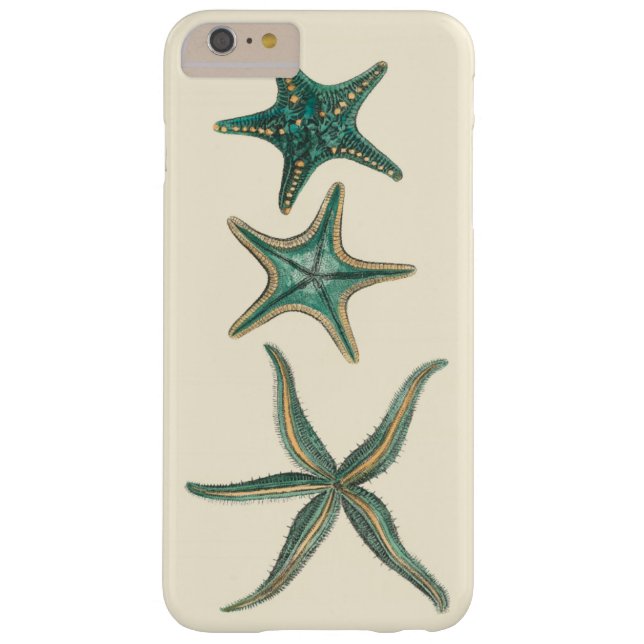 Aquamarine Triple Starfish Case-Mate iPhone Case (Achterkant)
