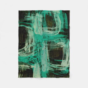 Aquamarine Windows I Fleece Deken