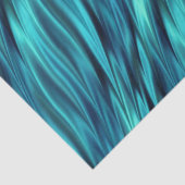 Aquamarine zijdegolven tissuepapier (Detail)