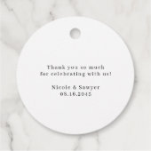 Aquarel Aardbei Zomer Trouw Dank Je Bedankjes Labels (Achterkant)