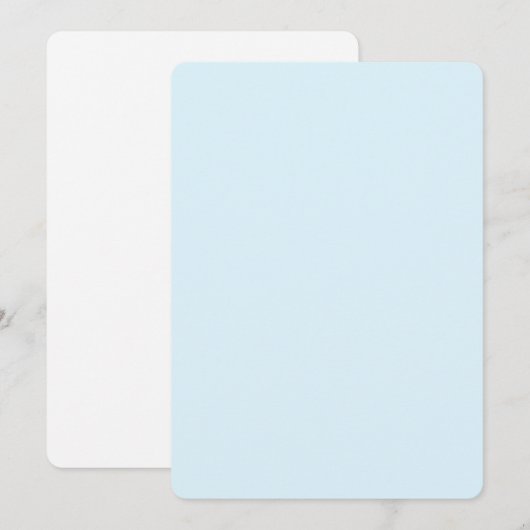 Aquarel afgeronde uitnodigingen – Maatwerk (Voorkant / Achterkant)