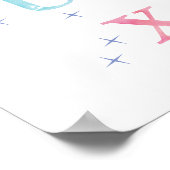 Aquarel alfabet poster (Hoek)