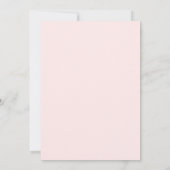 Aquarel Bagage Meisjesuitje Weekend Uitnodiging (Achterkant)