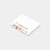 Aquarel bloem persoonlijk  post-it® notes (Schuin)