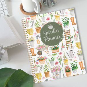 Aquarel Bloem Tuingereedschap Tuin Planner