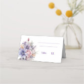 Aquarel bloemen. Bruiloft. (Achterkant)