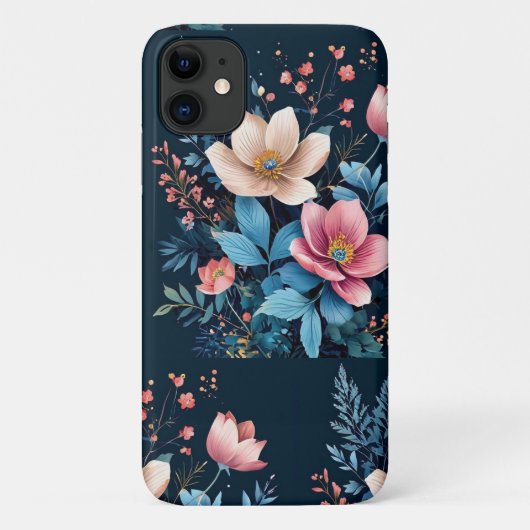 Aquarel bloemen Case-Mate iPhone case (Achterkant)