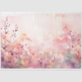 aquarel bloemenweefselpapier tissuepapier
