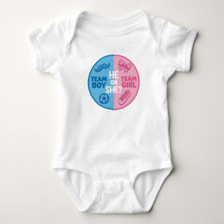 Aquarel Bloemetjes Baby Geslacht Reveal Jongen of Romper