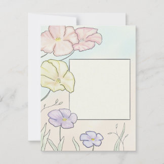 aquarel bloemkaart voor alle gelegenheden briefkaart