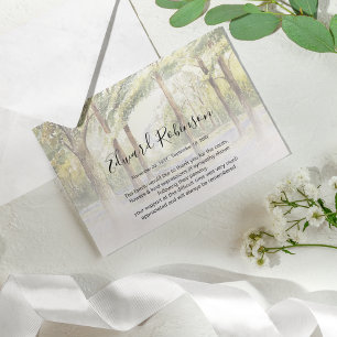 Aquarel Bosland Dankkaart voor Overledenen Bedankkaart