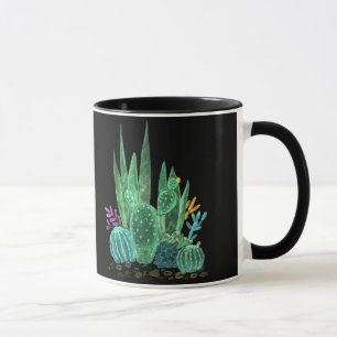 Aquarel, cactus mok