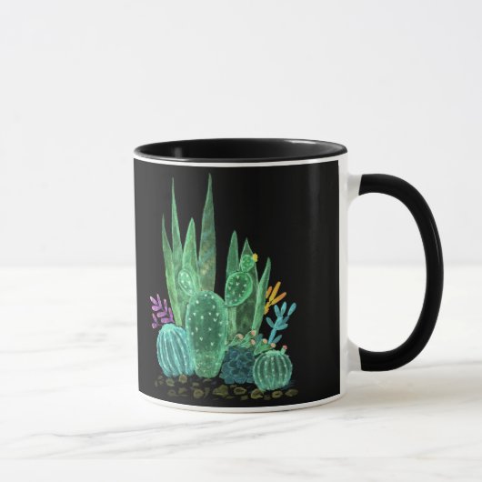 Aquarel, cactus mok (Rechts)