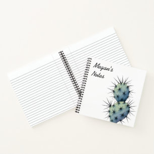 Aquarel cactus notitieboek